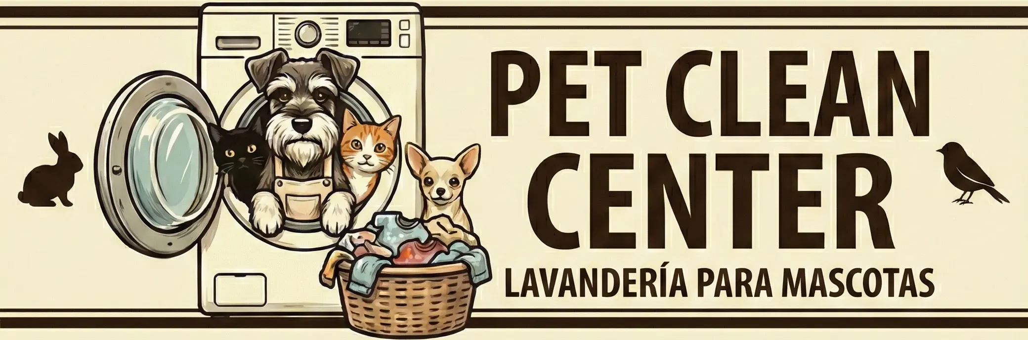 Pet Clean Center Logo Completo
